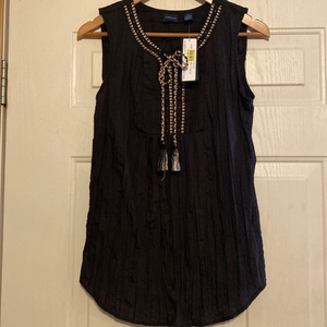 Westbound embroidery top